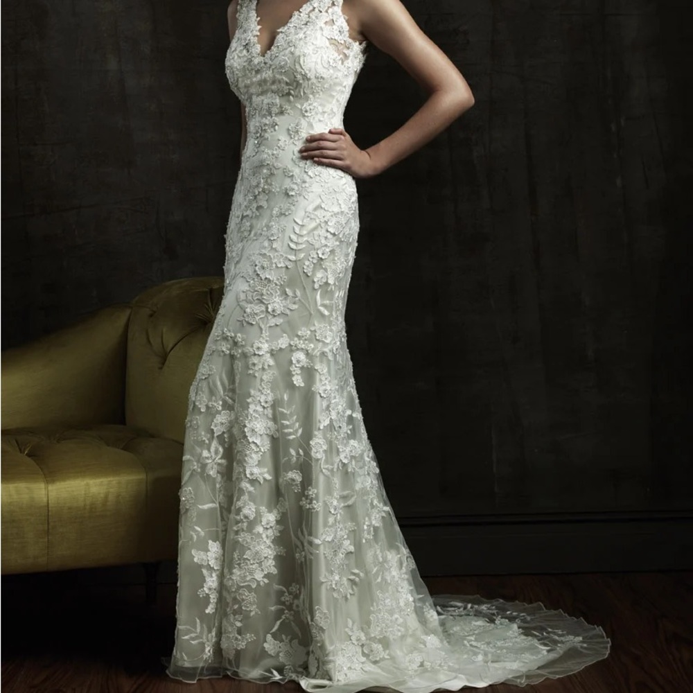 Allure Bridal Ivory Wedding Dress Style 8800